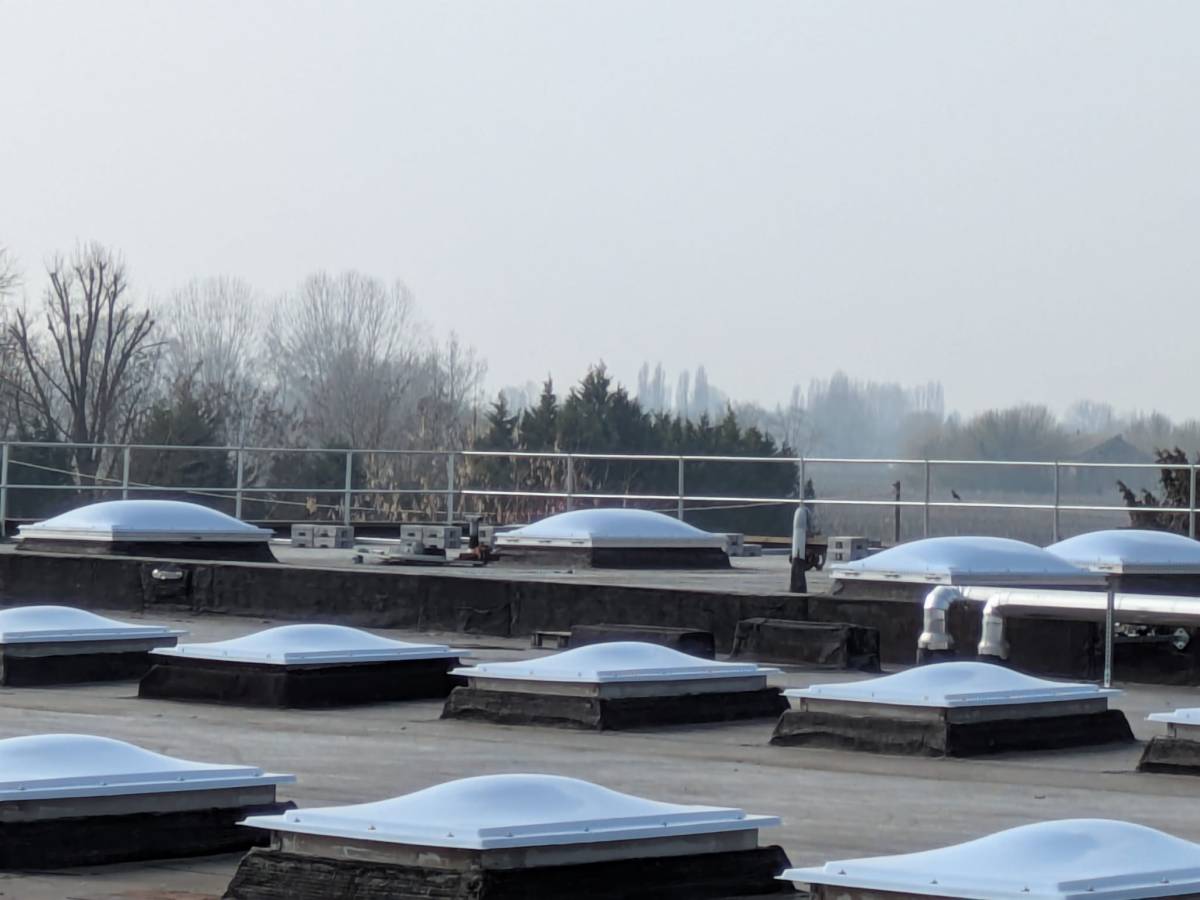 Sicurezza in copertura industriale