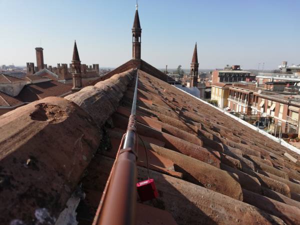 Accesso campanile chiesa e sicurezza in quota