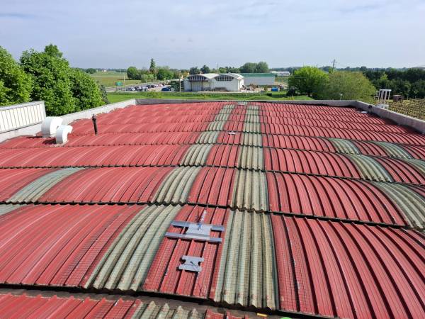 Messa in sicurezza di coperture a botte e traslucidi