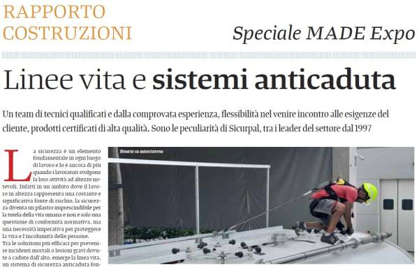 Rapporto Costruzioni novembre 2025